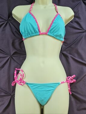 Doll Swimwear Bikini Set - L Top, S Bottoms NWT